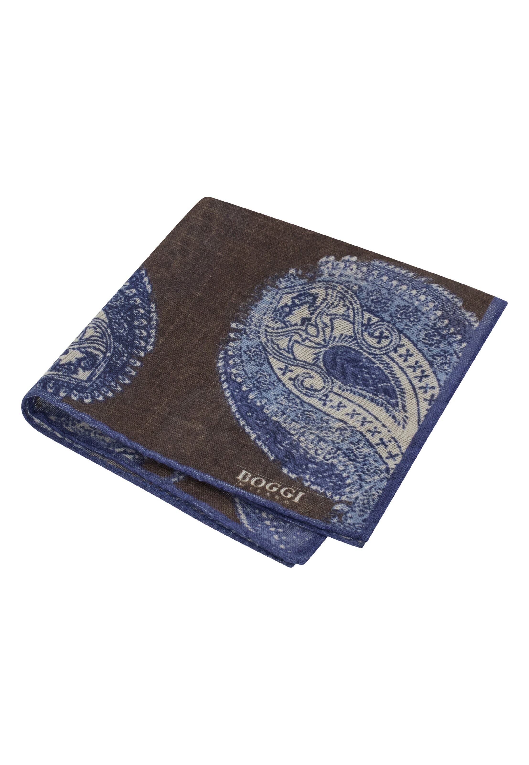 Boggi Milano Einstecktuch in Braun: Vorderseite