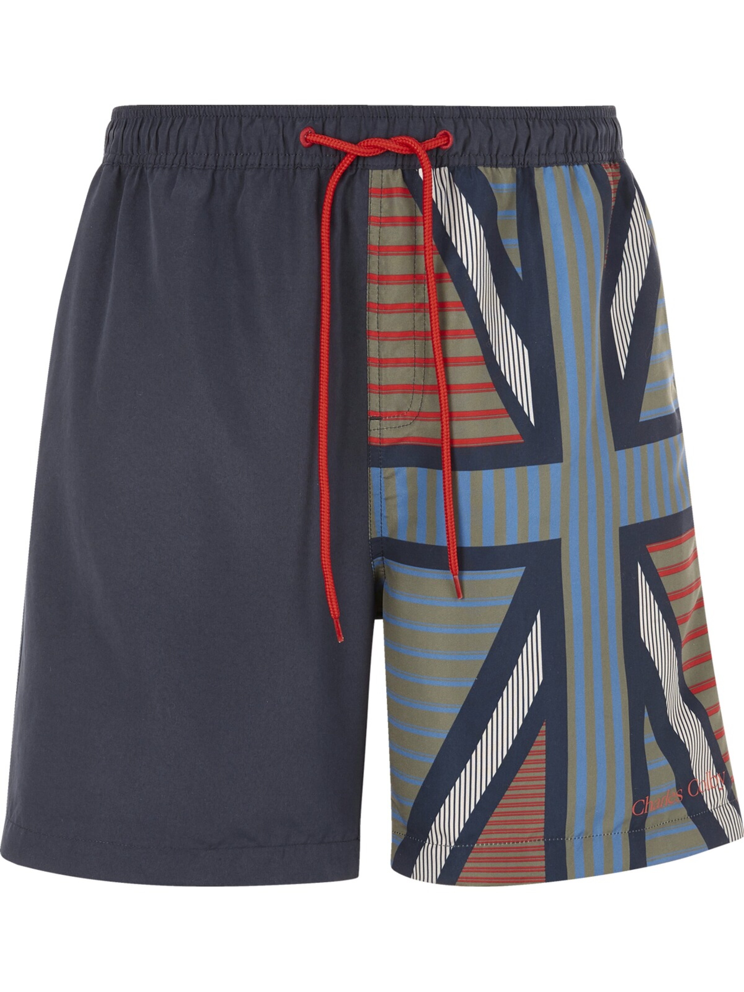 Charles Colby Badeshorts 'Baron Rhyan' in Blau: Vorderseite