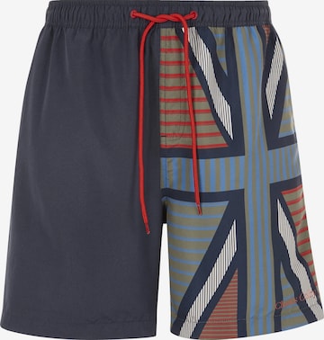 Charles Colby Board Shorts 'Baron Rhyan' in Blue: front