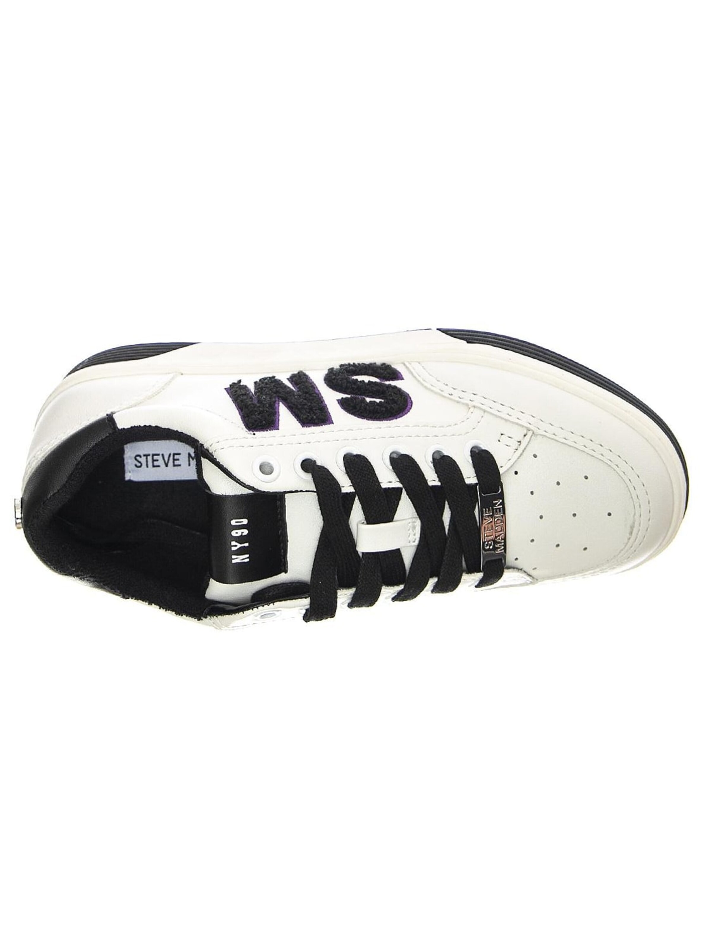 STEVE MADDEN Buty sportowe sznurowane 'Perks Action' w kolorze biały