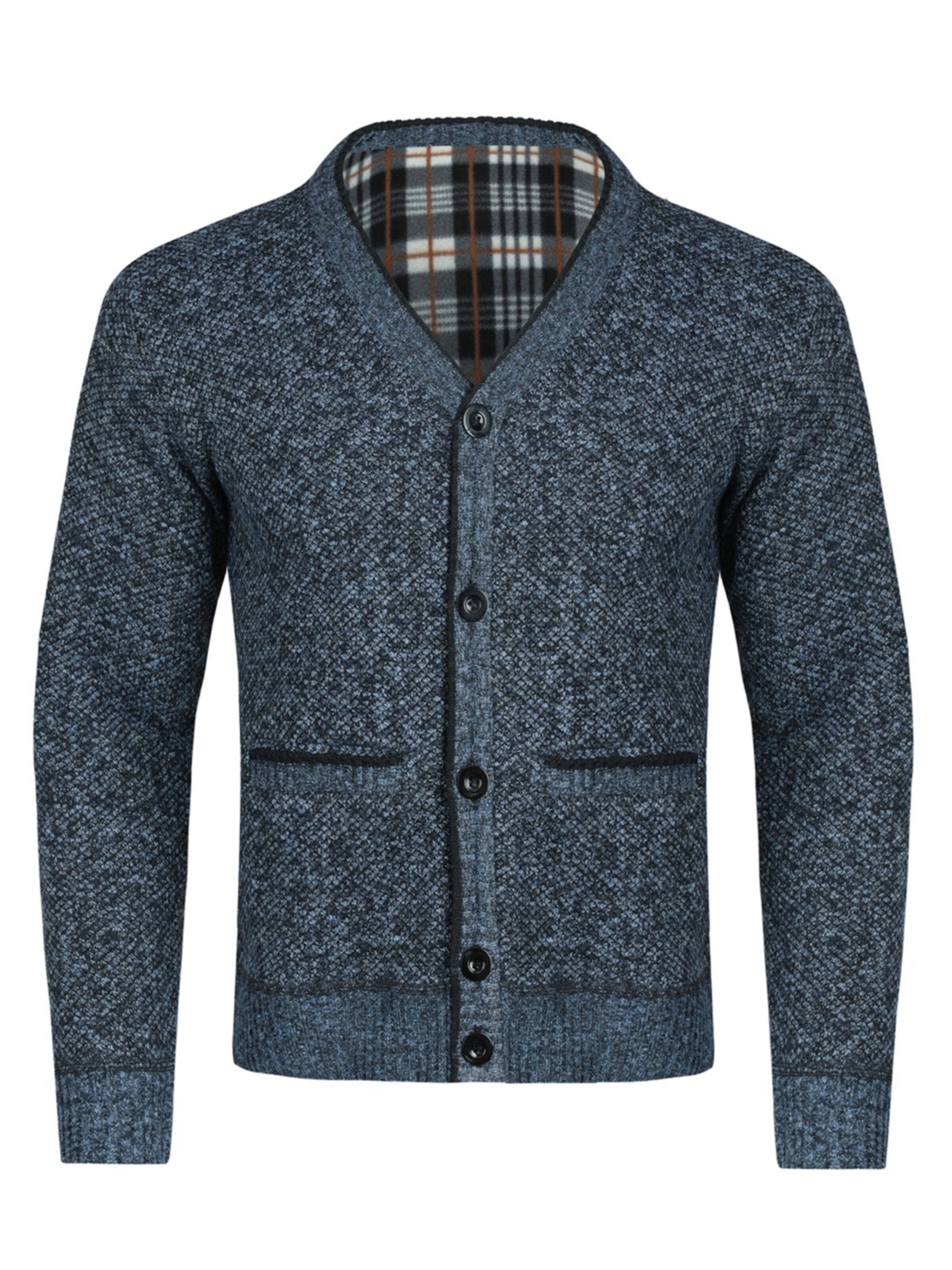 YOUTHUP Strickjacke 'Anschmiegsam'‌‌‌‌‌‌‌‌‌‌ in Blau