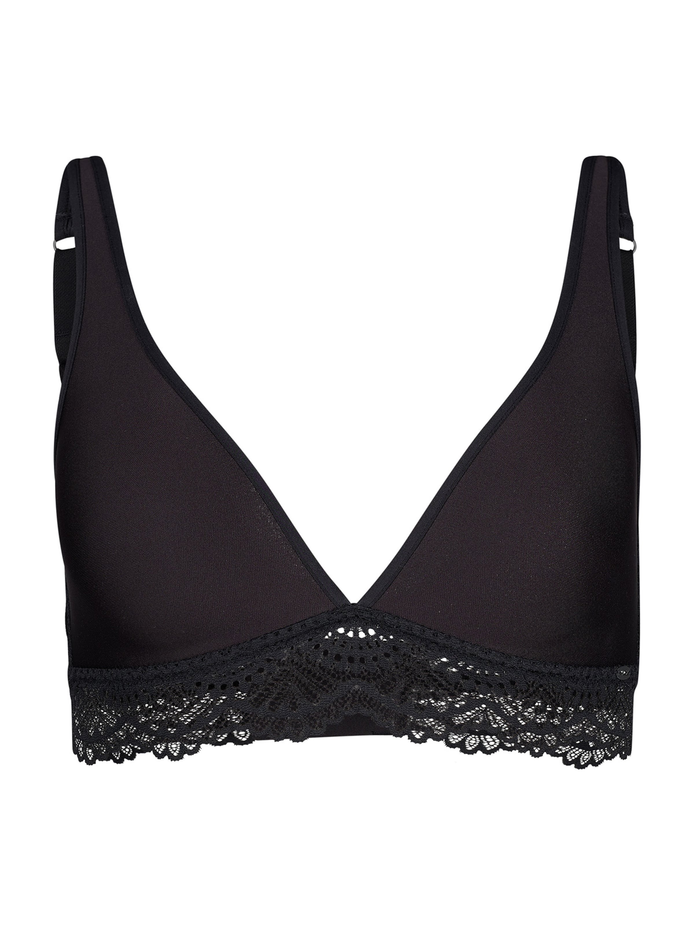 Skiny Kolmnurk Rinnahoidja, värv must: eest vaates