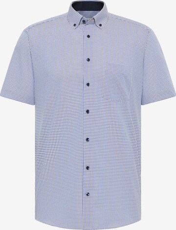 ETERNA Regular fit Button Up Shirt in Blue: front