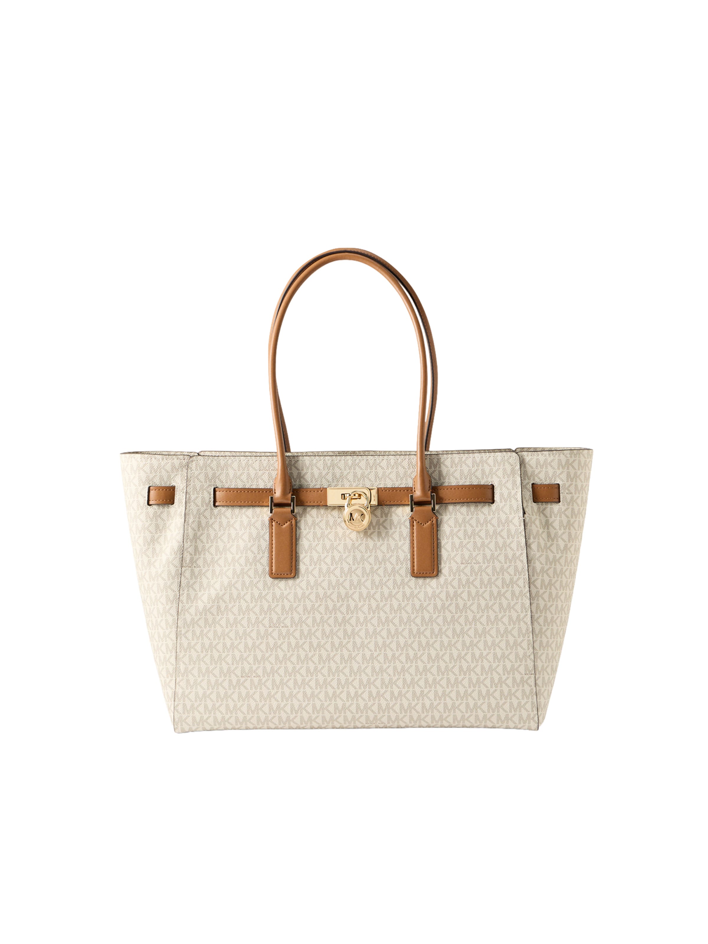 Cabas MICHAEL Michael Kors en beige : devant