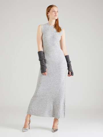 TOPSHOP Knit dress in Grey: front