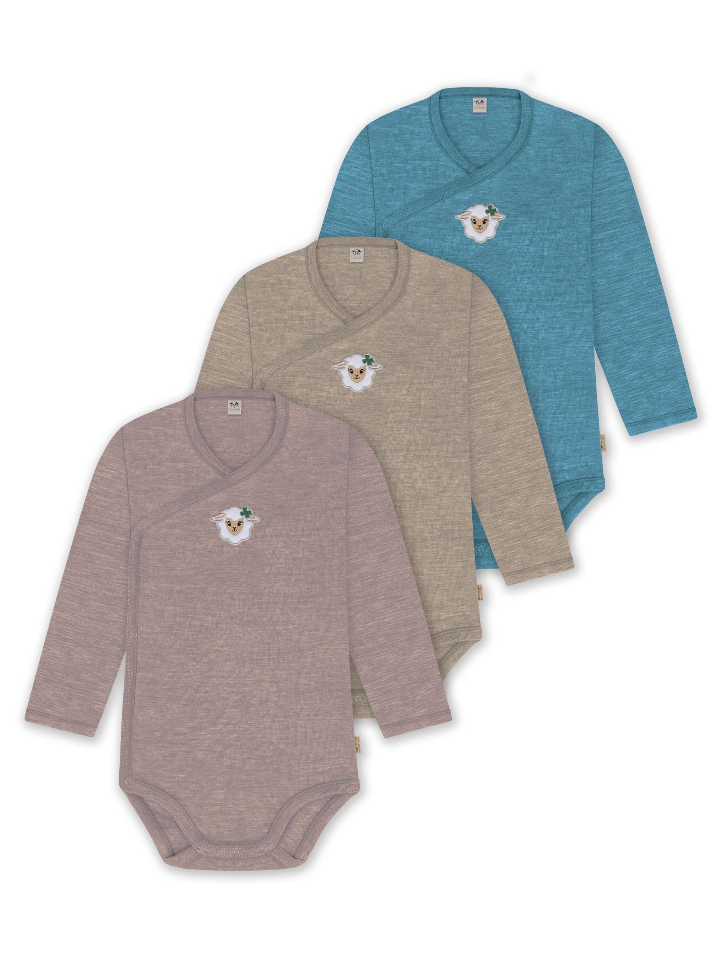 Barboteuse / body normani en bleu : devant