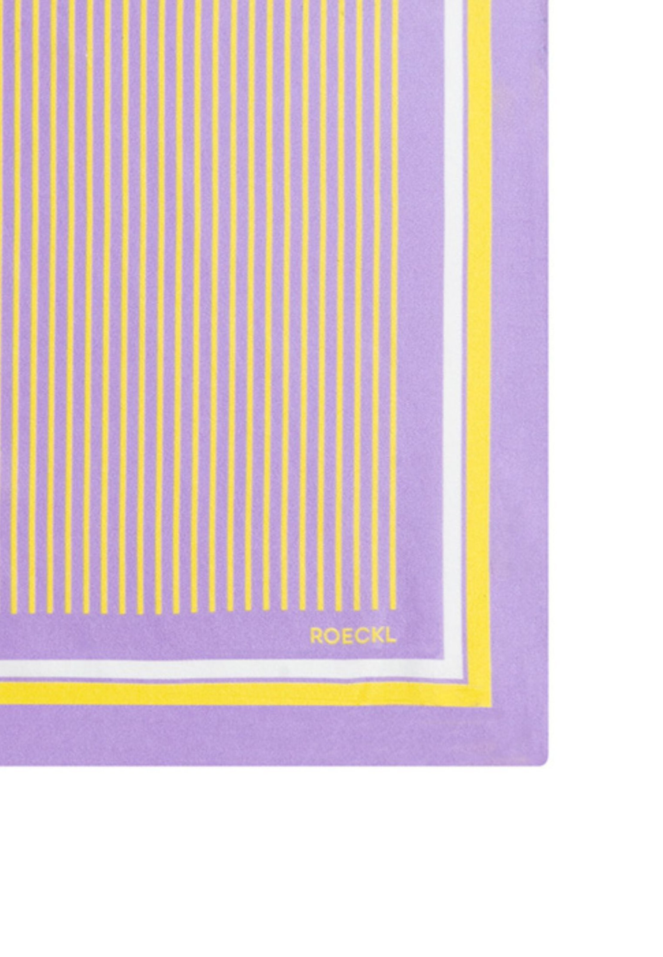 Roeckl Doek 'TWO TONE STRIPES' in Geel