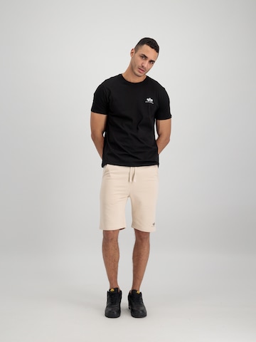 ALPHA INDUSTRIES - regular Pantalón en blanco