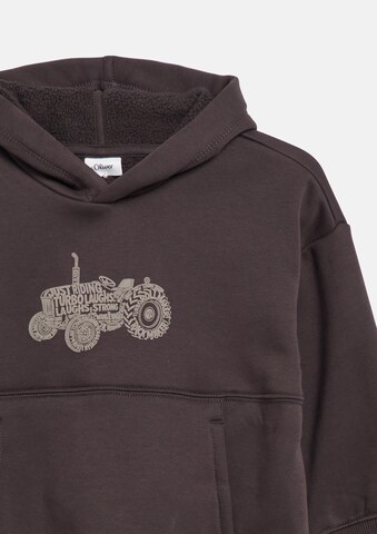 s.Oliver Sweatshirt in Bruin: voorkant
