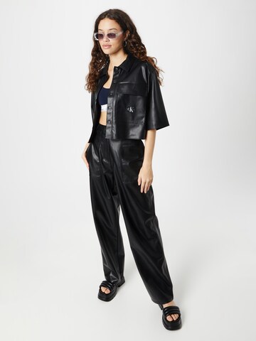 Calvin Klein Jeans Bluzka w kolorze czarny