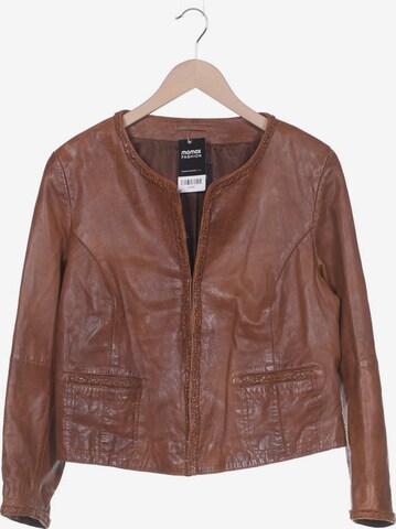 Madeleine Jacket & Coat in 4XL in Brown: front