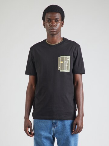 BOSS Shirt 'Container' in Zwart: voorkant