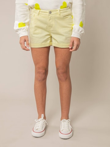 Regular Pantalon ' CERISE ' Deeluxe en jaune