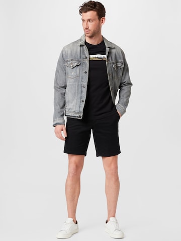 TOMMY HILFIGER Regular Shorts 'Brooklyn 1985' in Schwarz