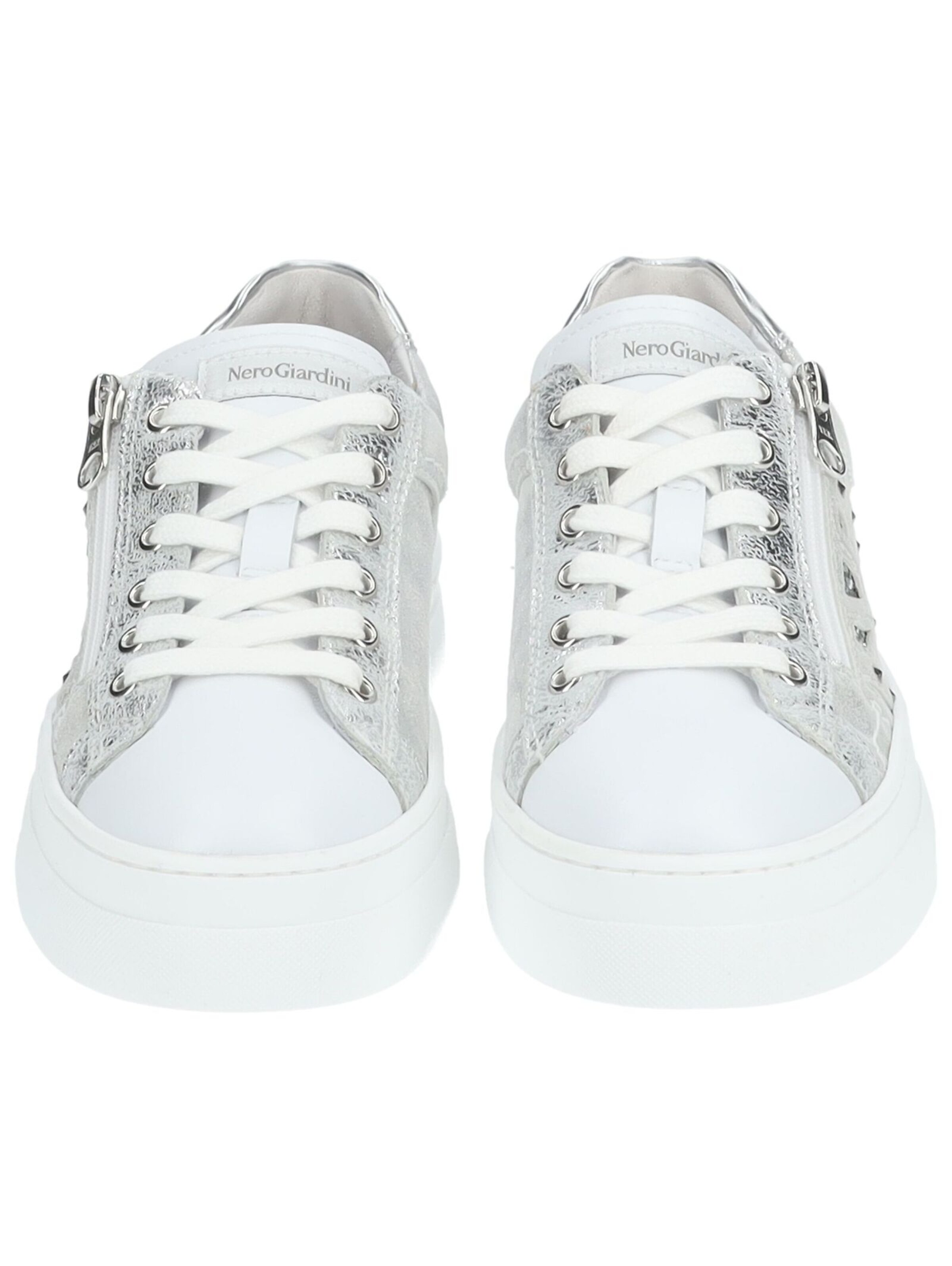 Nero Giardini Platform trainers in Silver