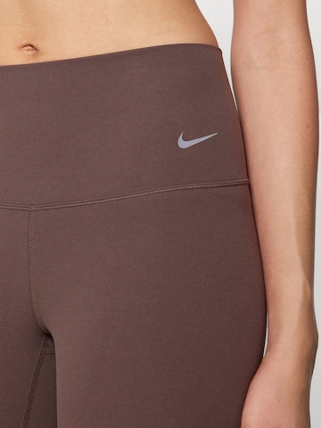 NIKE Skinny Sporthose 'ZENVY' in Braun