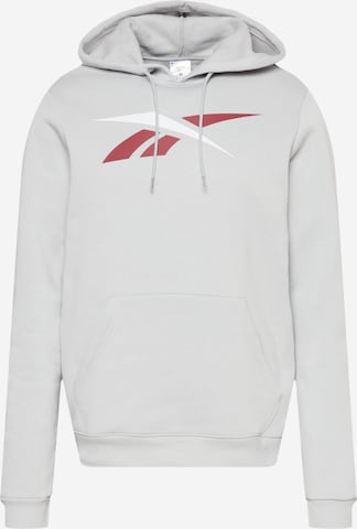 Reebok - Camiseta deportiva en gris: frente