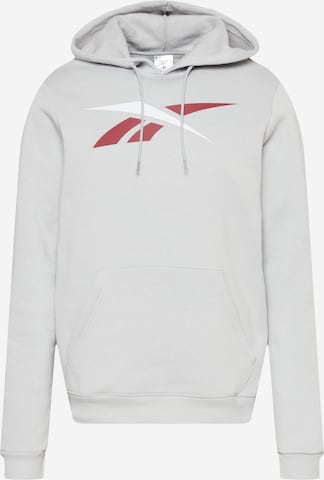 Reebok Sportsweatshirt in Grijs: voorkant