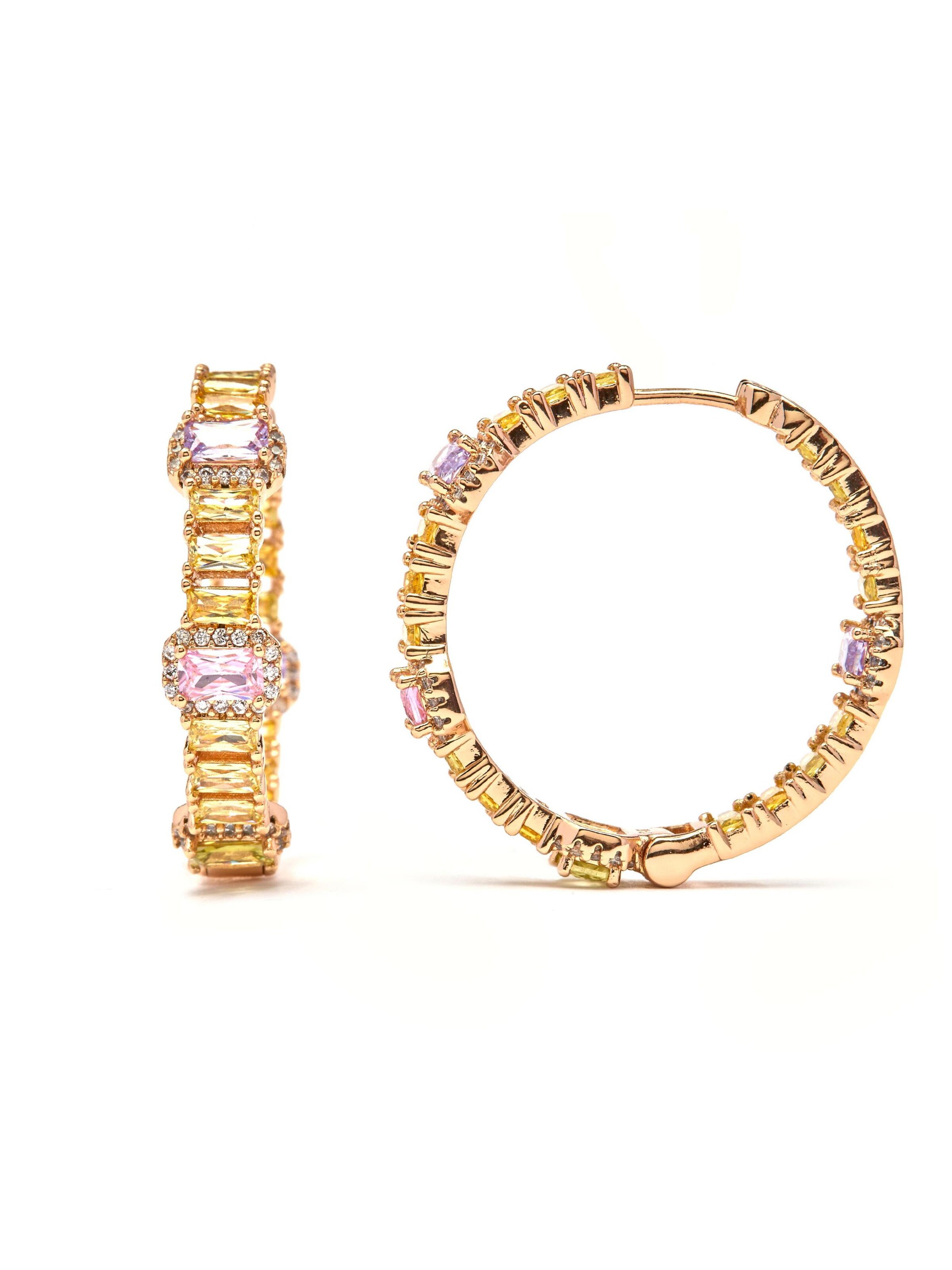 Boucles d'oreilles 'Phisma' Luxenter en mélange de couleurs : devant