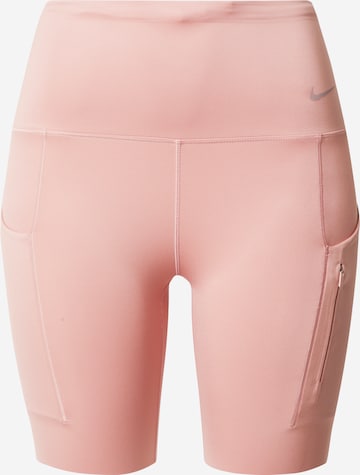 NIKE Spodnie sportowe w kolorze czerwony: przód