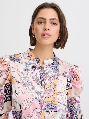 Robe ICHI en rose : devant