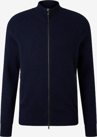BOGNER Strickjacke 'Dexter' in Blau: Vorderseite