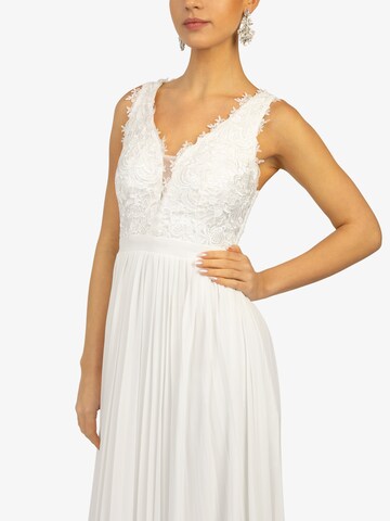 Robe de soirée Kraimod en blanc