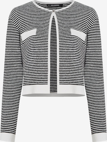 juoda Karl Lagerfeld Kardiganas 'Ikon': priekis