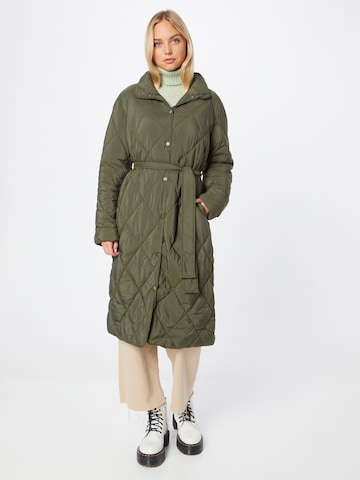 ABOUT YOU Between-Seasons Coat 'Selma' in Green: front