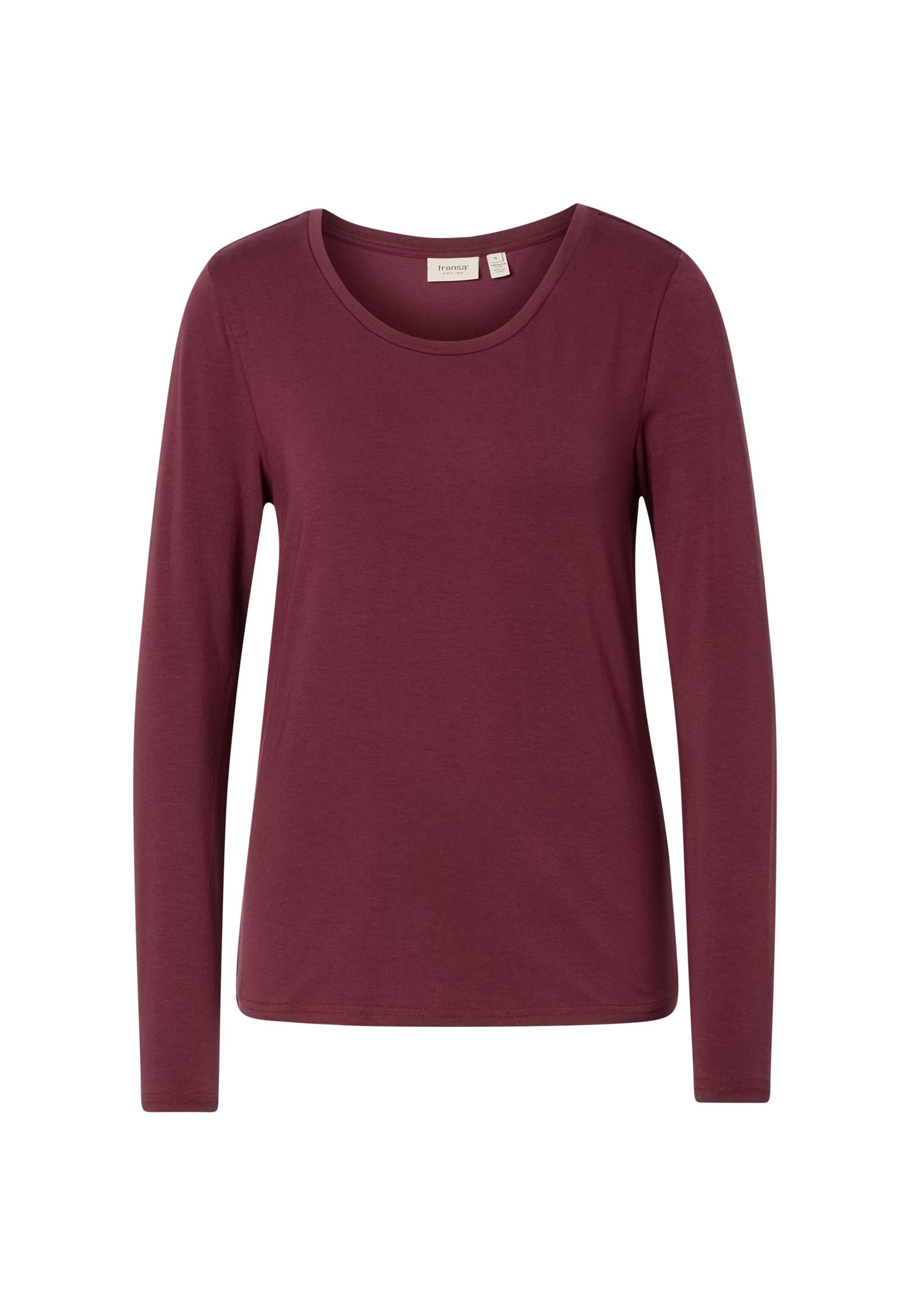 Fransa Shirt in Rood: voorkant