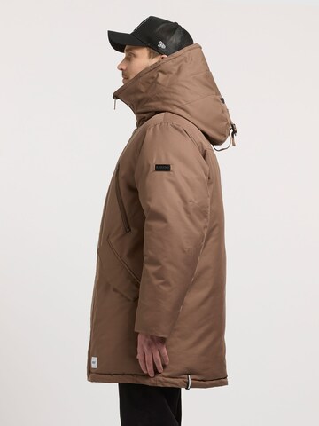 khujo Winterjacke 'Nate' in Braun