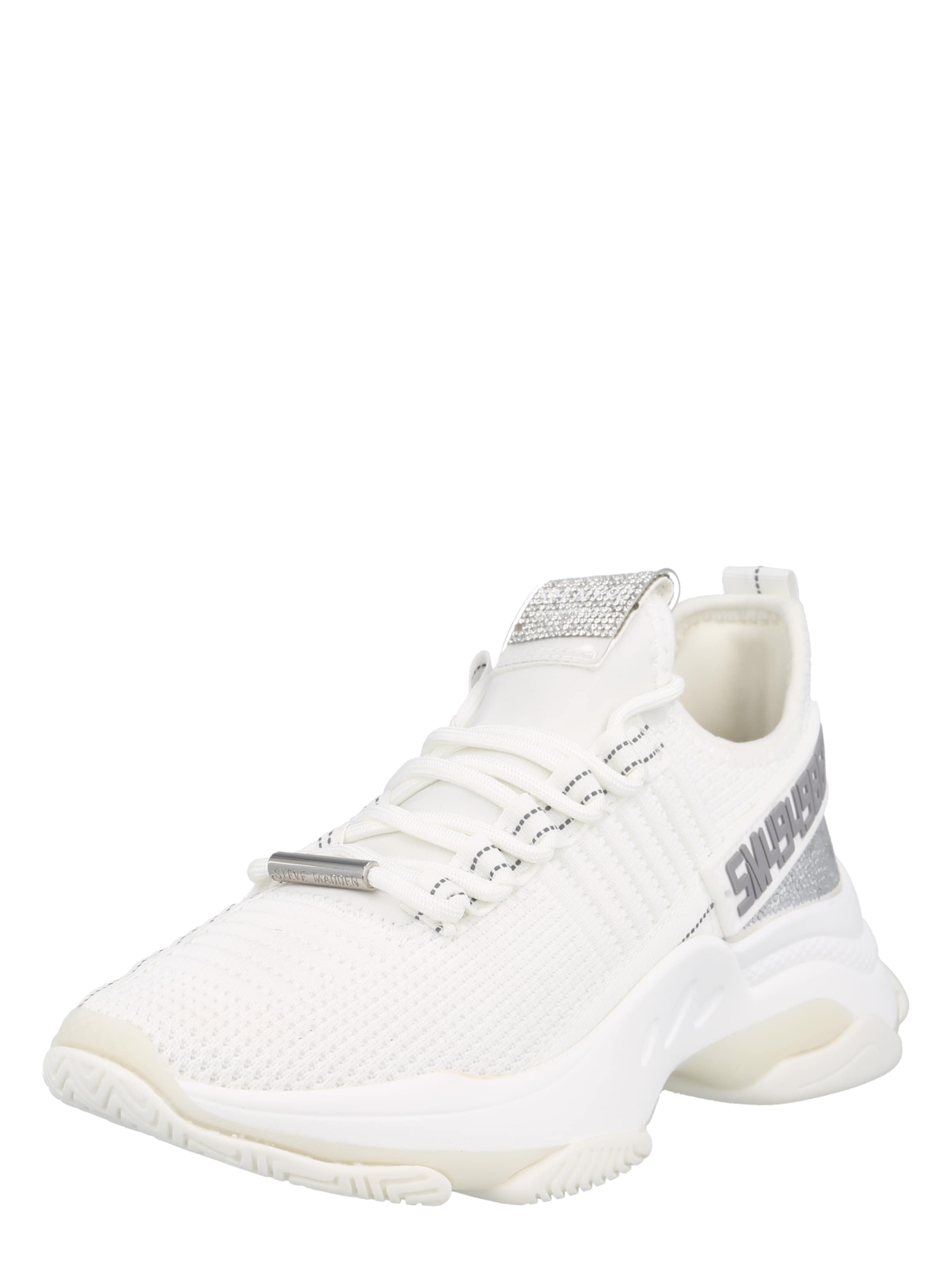 STEVE MADDEN Platform trainers 'MAXILLA-R' in White: front