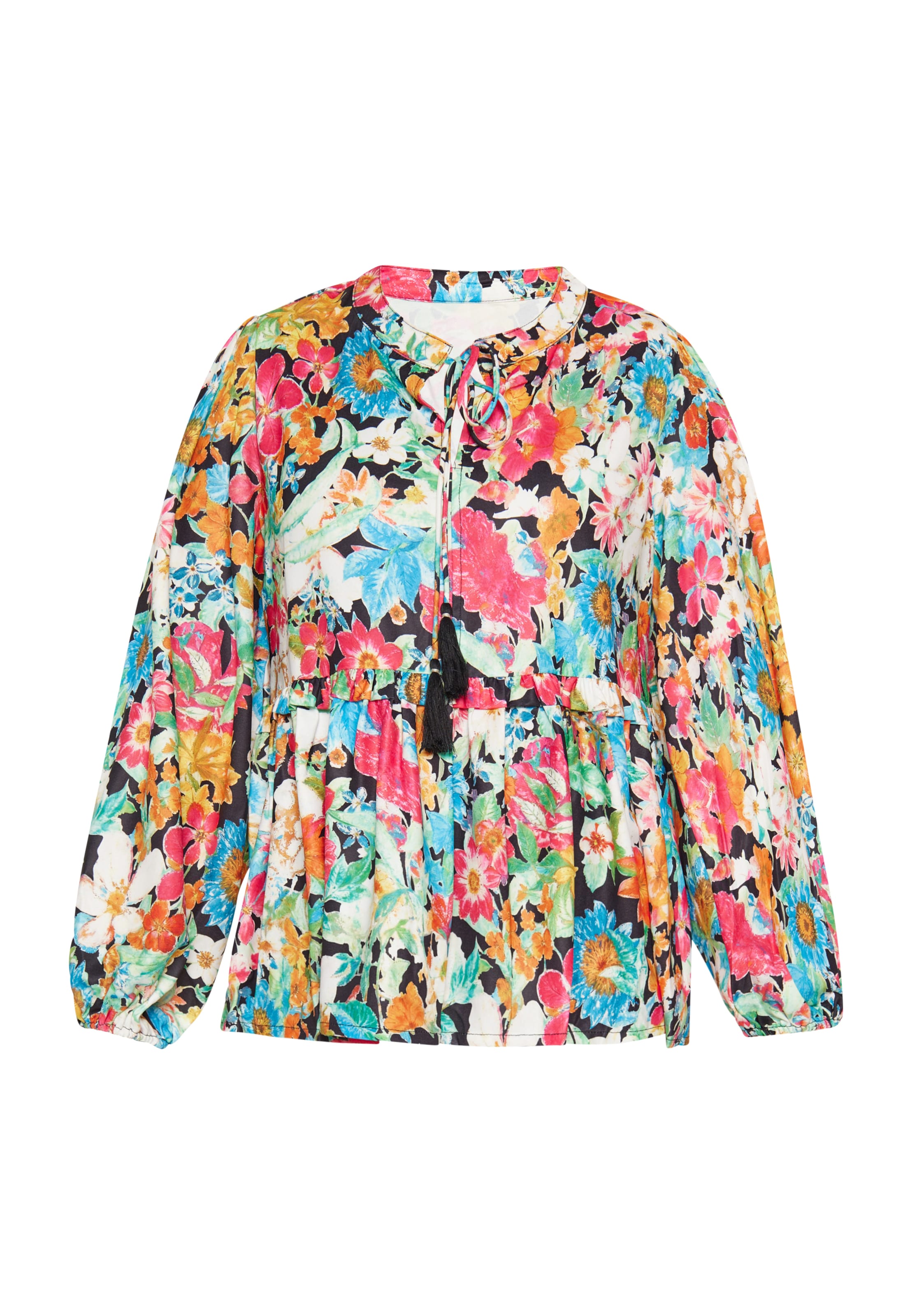 Gaya Blus 'Festival' i rosa: framsida