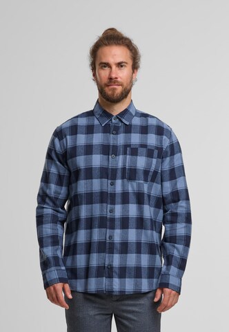 INDICODE JEANS Regular fit Button Up Shirt in Blue