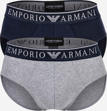 Slip Emporio Armani en gris : devant