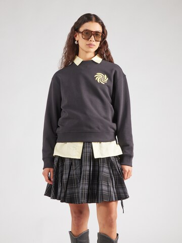 ELEMENT Sweatshirt 'SWIRL FLOWER' i grå