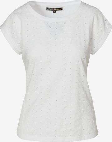 Tricou de la KOROSHI pe alb: față