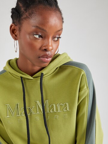 Max Mara Leisure Sweatshirt 'STADIO' in Groen