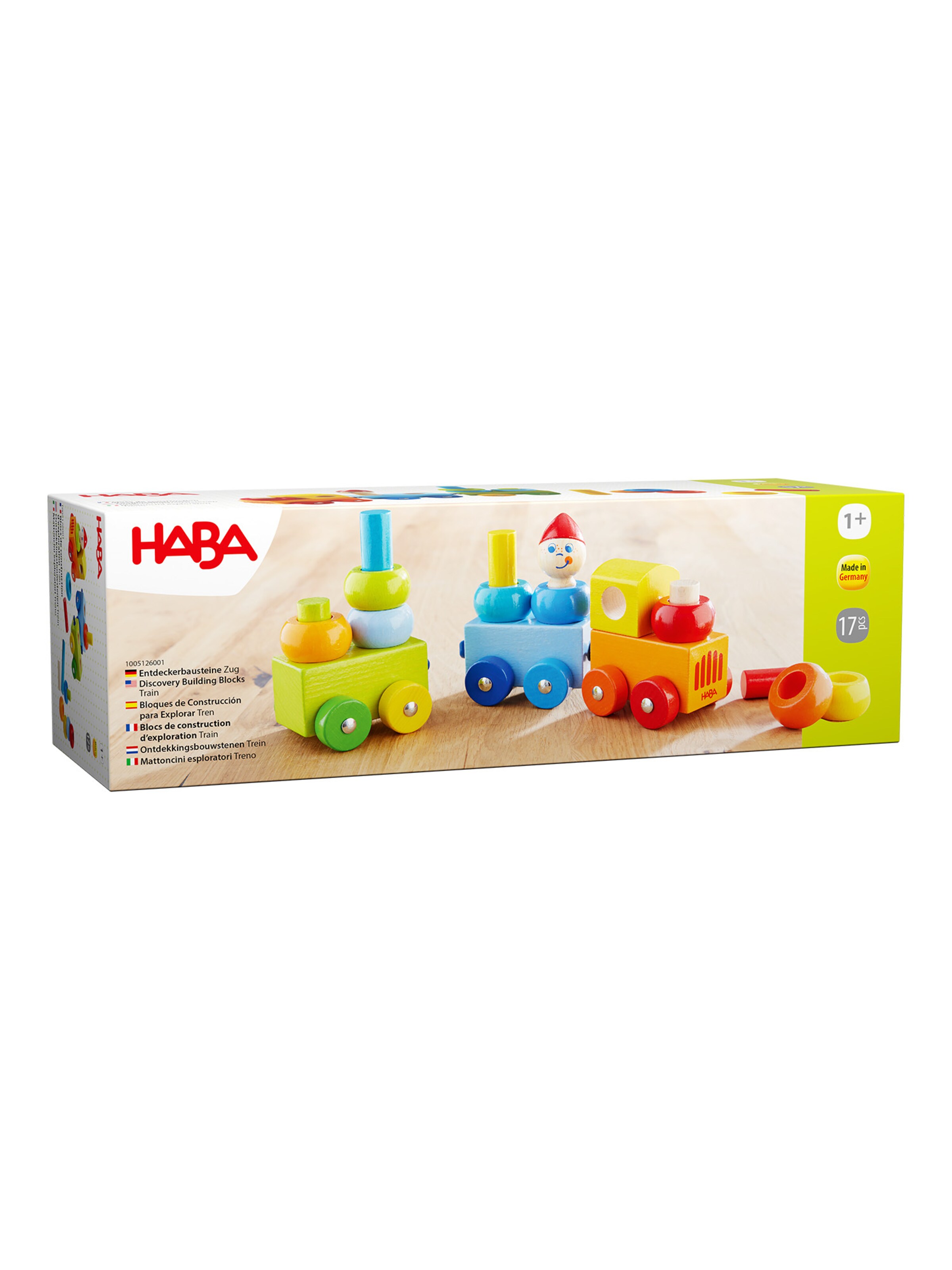 HABA Game ' Entdeckerzug Farbkringel ' in Mixed colors: front