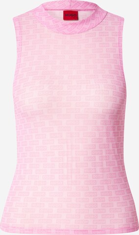 HUGO Top 'Deleane' in Pink: front