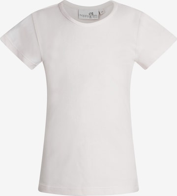 happy girls T-shirt i vit: framsida