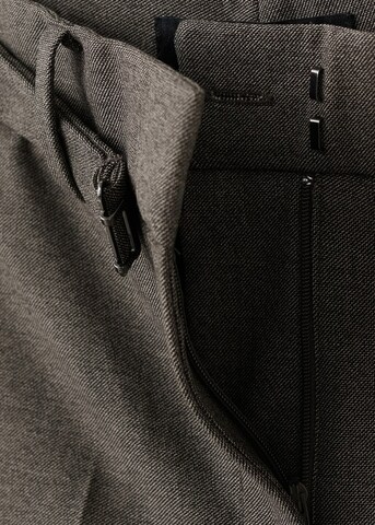 MANGO Regular Pleat-Front Pants 'Carlota' in Brown