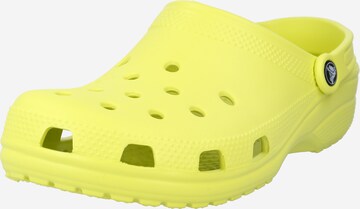 Crocs כפכפים סגורים בצהוב: מלפנים