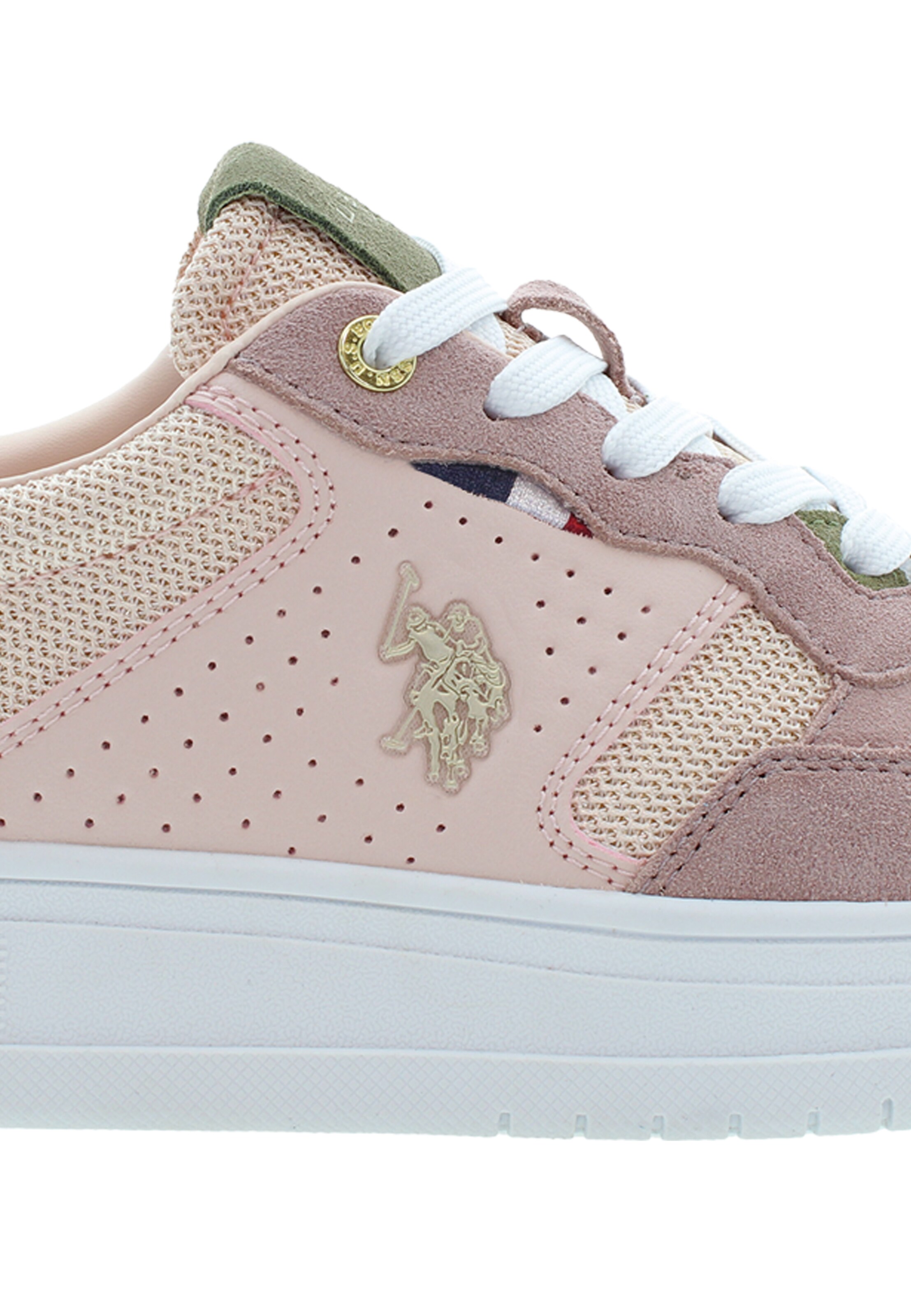 U.S. POLO ASSN. Sneakers laag in Roze