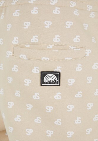 SOUTHPOLE Tapered Pants 'Southpole ' in Beige