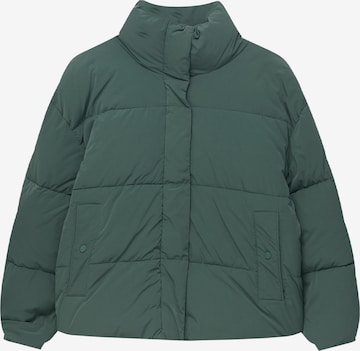 Pull&Bear Between-Season Jacket in Green: front