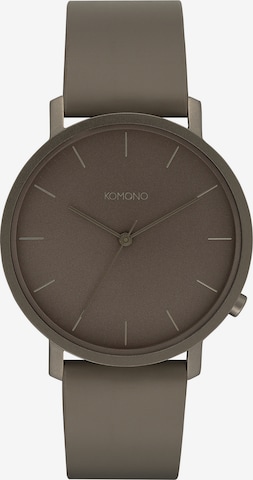 Komono Analog Watch in Grey: front