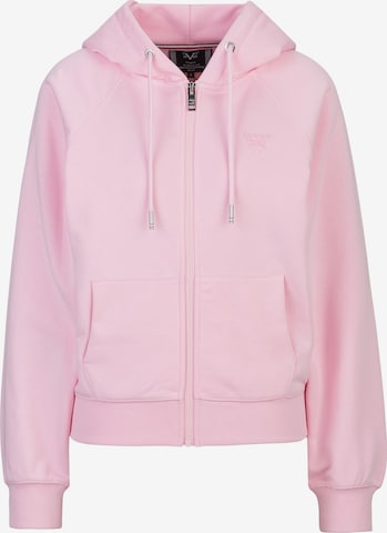19V69 ITALIA Zip-Up Hoodie 'Karana' in Pink: front