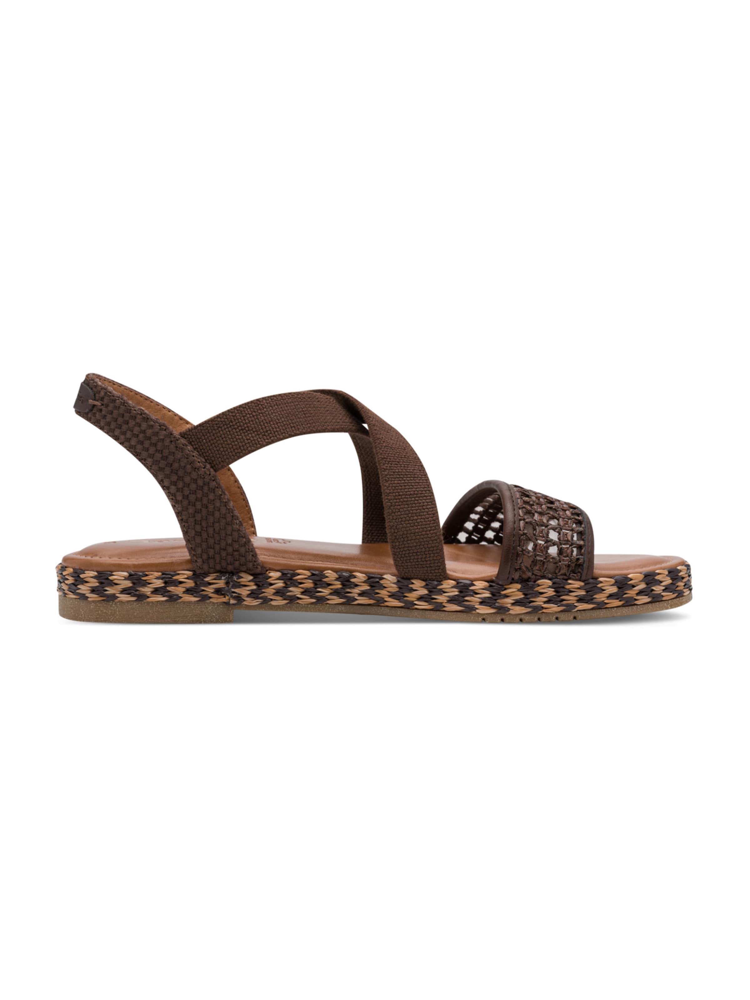 Tamaris Remienkové sandále - Hnedá