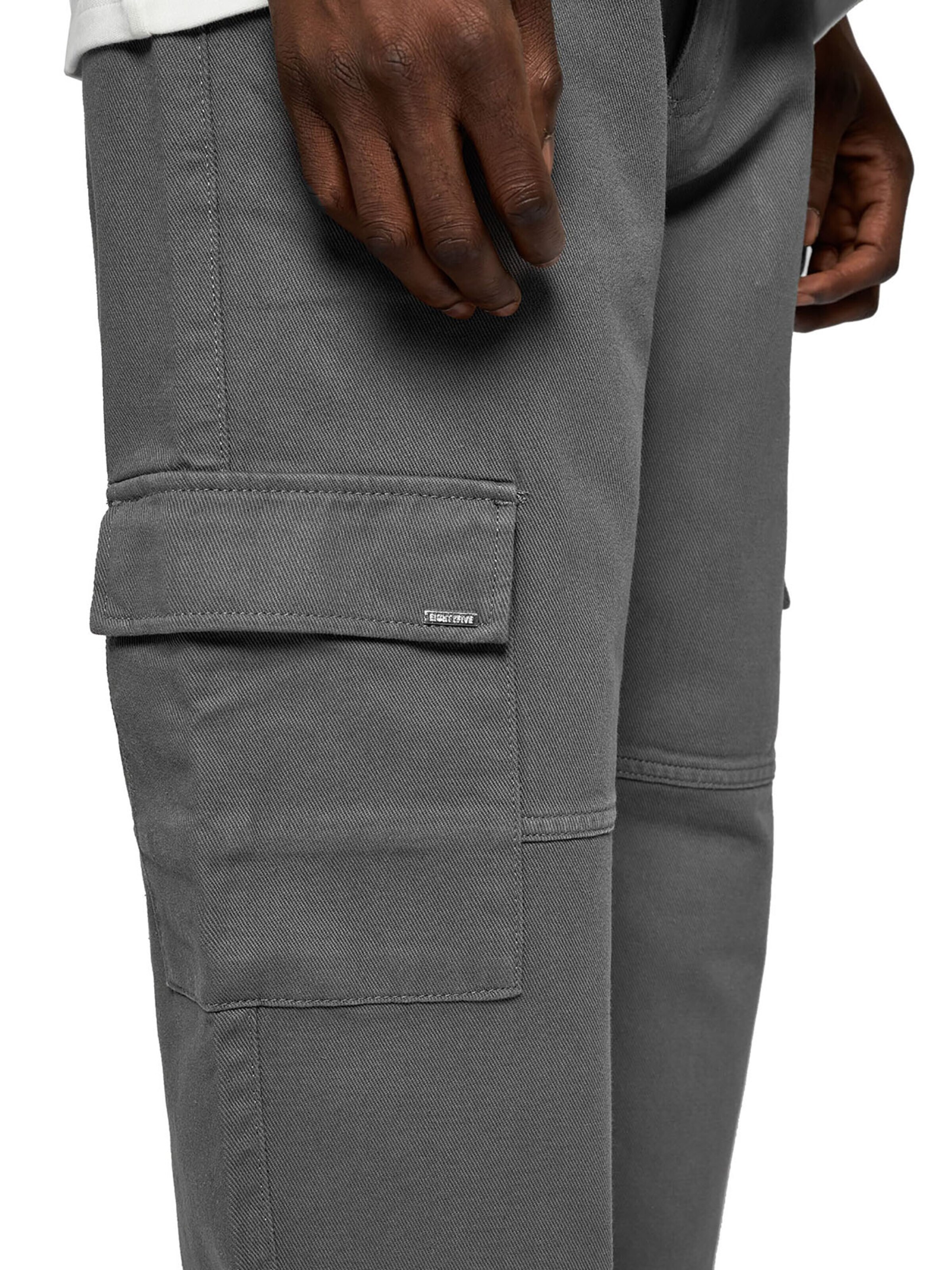 EIGHTYFIVE Regular Jeans '2 Pocket Cargo' in Grey